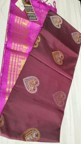 SOFT SILK SAREE WITH BLOUSE